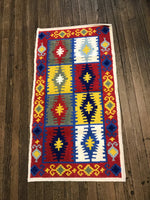 8 square design  Wool Rug  # 23561  Use code SAVE50 at checkout to get a 50% discount.