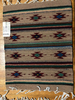 Zapotec handwoven wool mats, approximately 15” x 20” ZP-133