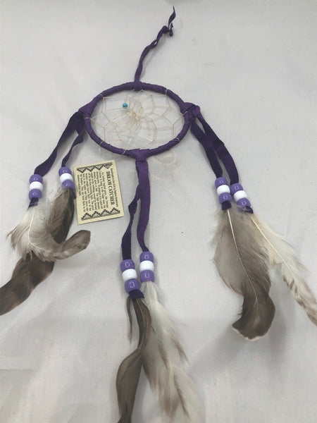 CM Navajo handcrafted Dream Catcher 3”
