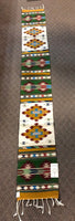 Zapotec handwoven wool mats, approximately 9” x 77” ZP56