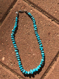 Persian style Turquoise stones in 18” necklace.  Finest quality stones, collectors piece A.S.  Z-1002
