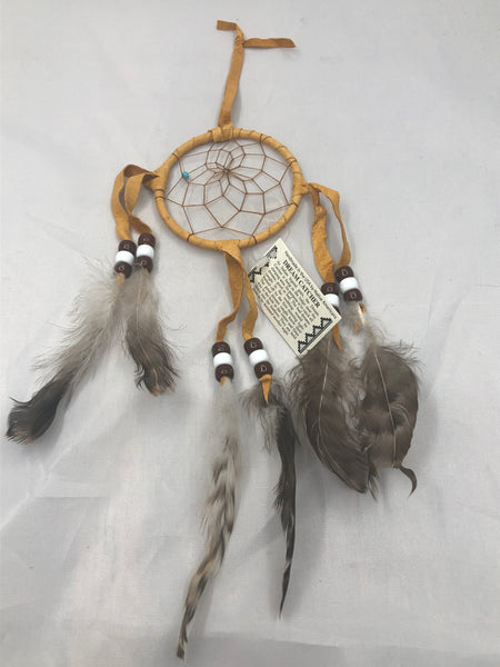 CM Navajo handcrafted Dream Catcher 3”