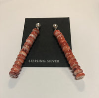 Sterling Silver and Spiney Oyster Shell Earrings JK-9