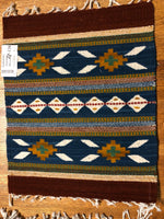 Zapotec handwoven wool mats, approximately 15” x 20” ZP-138