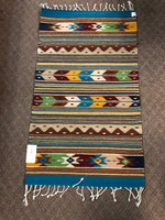 Zapotec handwoven wool mats, approximately 21” x 43” ZP2