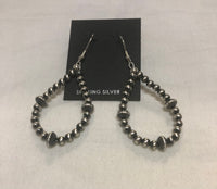 Navajo Pearl Style in sterling silver earrings SR113