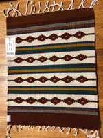 Zapotec handwoven wool mats, approximately 15” x 20” ZP-112
