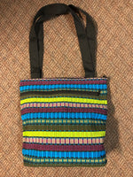 Honeycomb weave tote bag in bright colors
