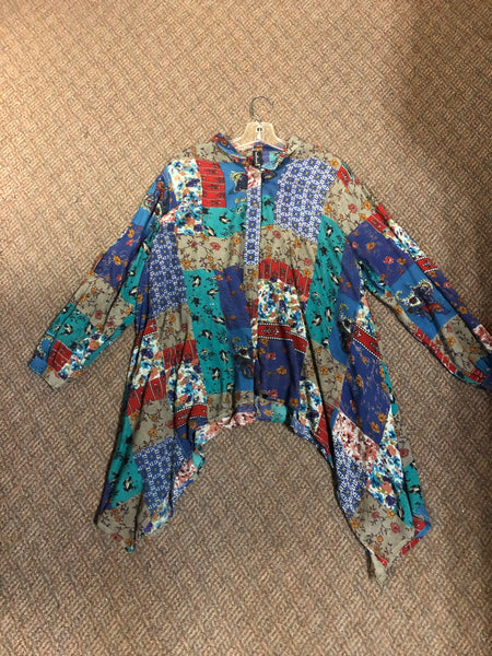 From Sacred Threads, STC, a patchwork creation, $9.98 after auto discount at checkout