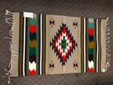 Zapotec handwoven wool mats, approximately 21” x 43” ZP25