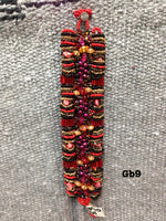 Guatemalan handcrafted bracelet with top quality glass seed beads.