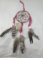 Navajo handcrafted Dream Catcher 4”