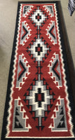 Handwoven Wool Rug inspired by an original Ganado design Navajo rug. #2119
