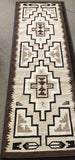 Handwoven Wool Rug inspired by an Original Navajo Two Grey Hills rug #2117