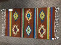 Zapotec handwoven wool mats, approximately 21” x 43” ZP16