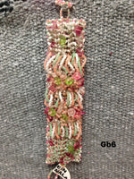 Guatemalan handcrafted bracelet with top quality glass seed beads. 7.5” long