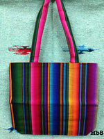 Guatemalan handwoven cotton tote bag.