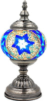 Mosaic glass lamp in straight up style 003