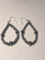 Navajo Pearl Style in sterling silver earrings SR113