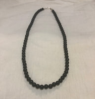 Black Onyx necklace in 20” length.  6 mm stone beads  SR105 FREE SHIPPING IN THE CONTINENTAL USA.