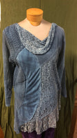 Jessica Taylor 2 piece long sleeve blouse and vest set.  75% rayon, 25% cotton. $12.49 after discount
