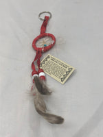 CM Navajo handcrafted Dream Catcher key ring 1.5”