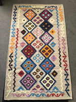 Handwoven Wool Rug in Southwestern, Native American style   24772 Use code SAVE50 at checkout to get a 50% discount