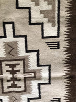 Handwoven Wool Rug inspired by an Original Navajo Two Grey Hills rug #2117