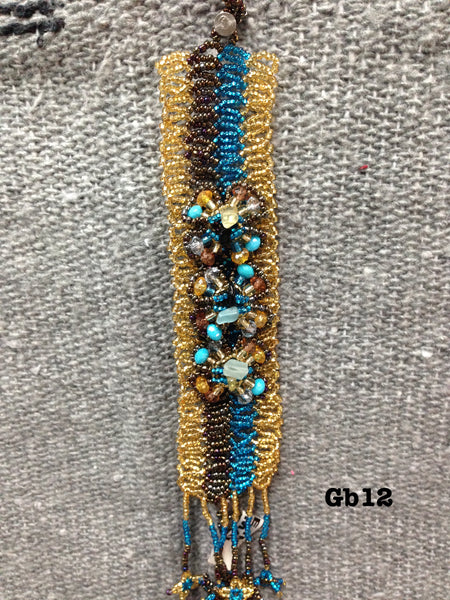 Guatemalan handcrafted bracelet with top quality glass seed beads.