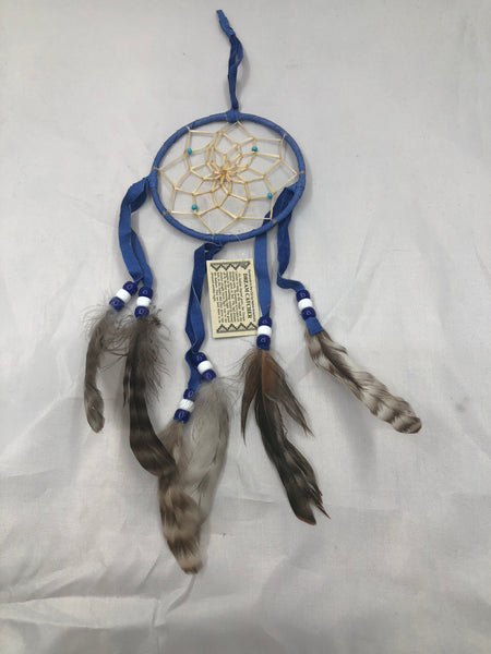 Navajo handcrafted Dream Catcher 4”