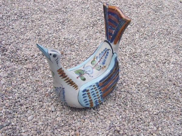 Peahen sculpture