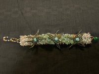 Guatemalan handcrafted glass bead bracelet 7.5”