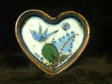 Ken Edwards Pottery  Small Heart Tray (KE.H15)