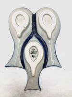 Ken Edwards Pottery Collection Series Triple Spoon Rest (KE.CU6)