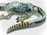 Ken Edwards Pottery Hanging Salamander in stoneware pottery.  (KE.E42)