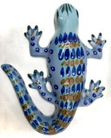 Ken Edwards Pottery Hanging Salamander in stoneware pottery.  (KE.E42)