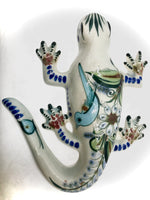 Ken Edwards Pottery Hanging Salamander in stoneware pottery.  (KE.E42)