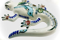 Ken Edwards Pottery Hanging Salamander in stoneware pottery.  (KE.E42)