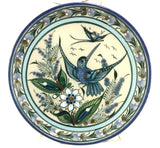 Blue rim with bird inside