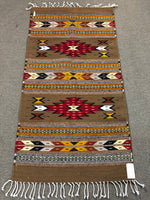 Zapotec Style Handwoven Wool Rug 1045