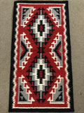 Handwoven Wool Rug inspired by an original Ganado design Navajo rug. #2119