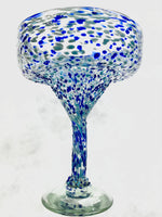 Margarita Hand Blown Speckled Glasse