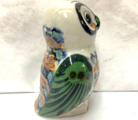 Ken Edwards Pottery Round Face Owl (KE.E52)