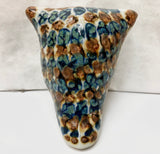 Ken Edwards Pottery Feathered Owl (KE.E31)