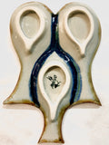 Ken Edwards Pottery Triple Spoon Holder (KE.U6)