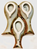Ken Edwards Pottery Triple Spoon Holder (KE.U6)