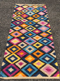 Handwoven Wool Rug in Southwestern, Native American style  24769