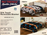 Silk Touch Reversible Blanket Twin, Queen, & King Size 16112