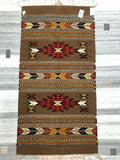 Zapotec Style Handwoven Wool Rug 1045