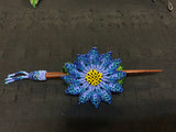 Km Bead work flower hair ornament with stick